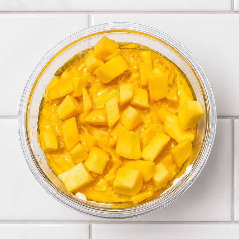 No-Bake Eggless Mango Cheesecake